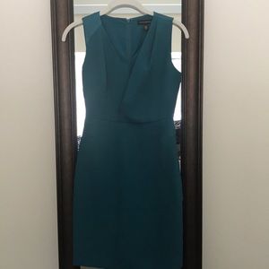 Banana Republic dark green sleeveless dress